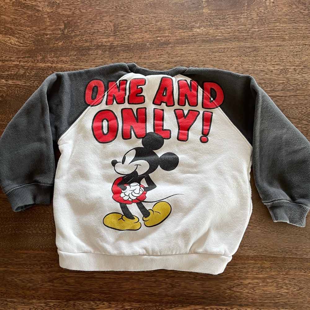 Zara Mickey Mouse Sweater